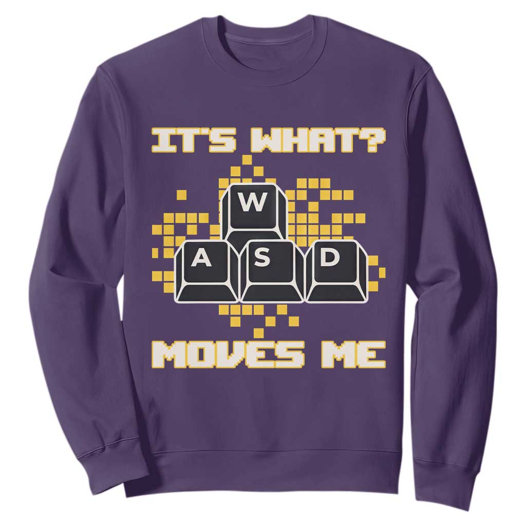 Funny PC Gamer Gaming Sweatshirt It Is What Moves Me TS14 Purple Print Your Wear
