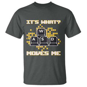 Funny PC Gamer Gaming T Shirt It Is What Moves Me TS14 Dark Heather Print Your Wear