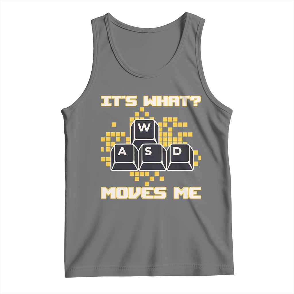 Funny PC Gamer Gaming Tank Top It Is What Moves Me TS14 Black Heather Print Your Wear