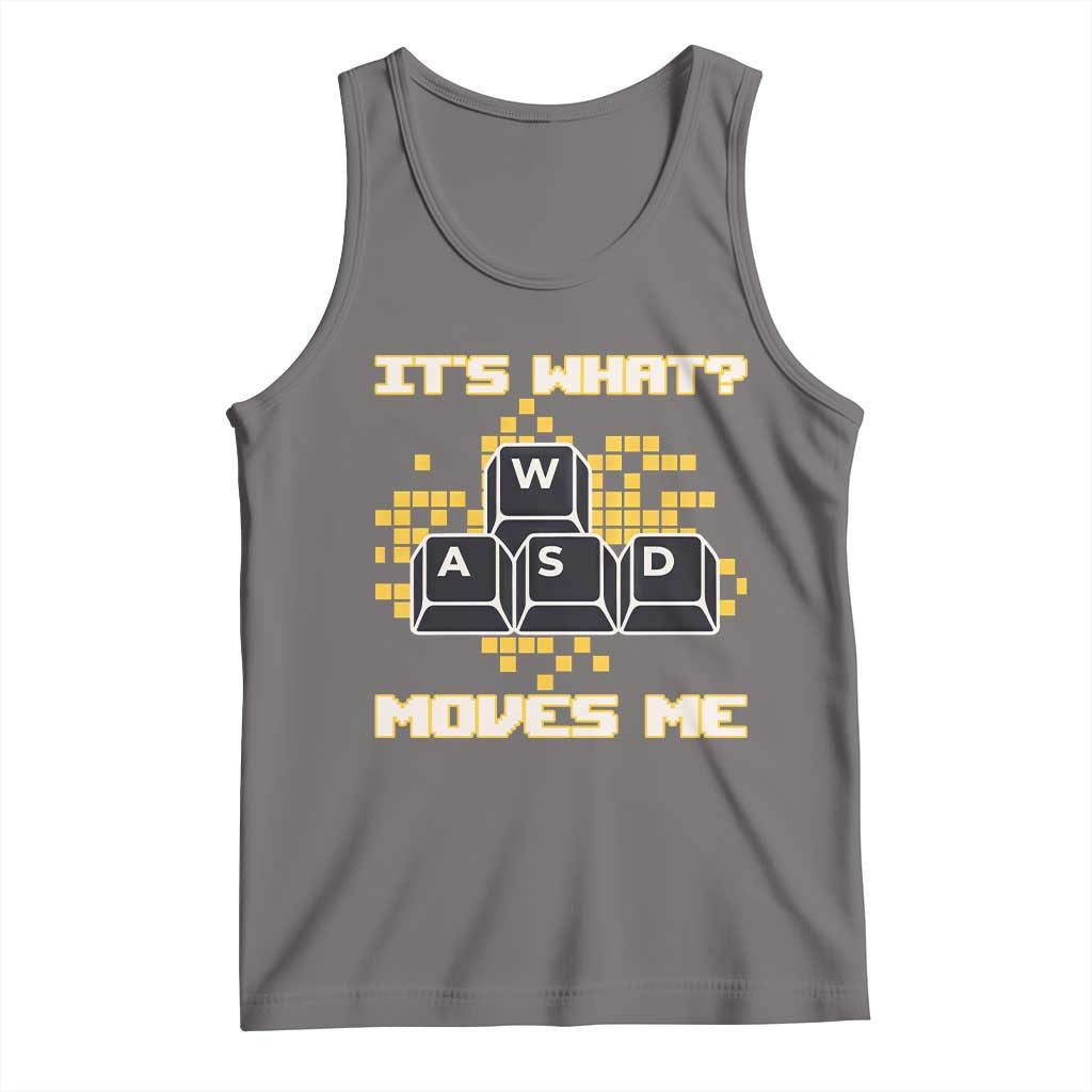 Funny PC Gamer Gaming Tank Top It Is What Moves Me TS14 Deep Heather Print Your Wear