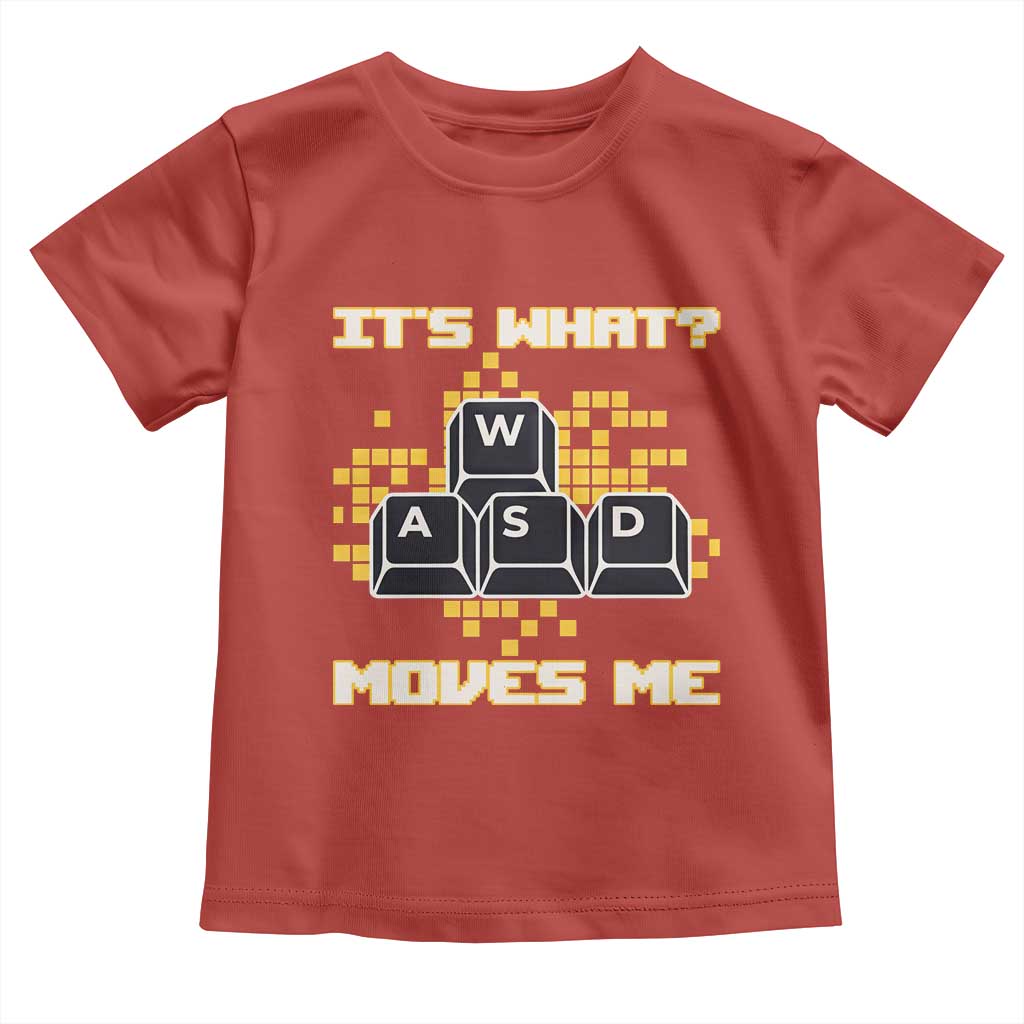 Funny PC Gamer Gaming Toddler T Shirt It Is What Moves Me TS14 Red Print Your Wear