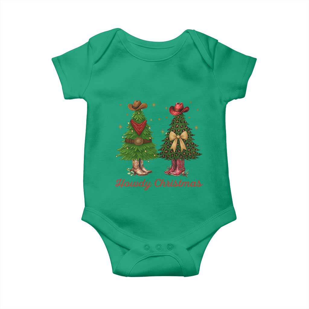 Howdy Christmas Baby Onesie Cowboy Western Country Xmas TS14 Irish Green Print Your Wear