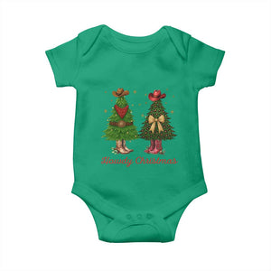 Howdy Christmas Baby Onesie Cowboy Western Country Xmas TS14 Irish Green Print Your Wear
