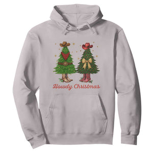 Howdy Christmas Hoodie Cowboy Western Country Xmas TS14 Ice Gray Print Your Wear