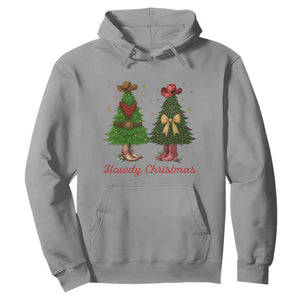 Howdy Christmas Hoodie Cowboy Western Country Xmas TS14 Sport Gray Print Your Wear