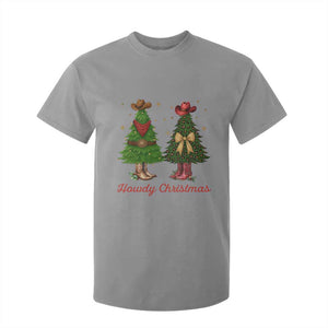 Howdy Christmas T Shirt For Kid Cowboy Western Country Xmas TS14 Sport Gray Print Your Wear