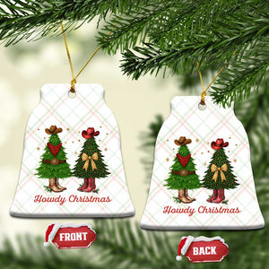 Howdy Christmas Ceramic Ornament Cowboy Western Country Xmas TS14 Print Your Wear