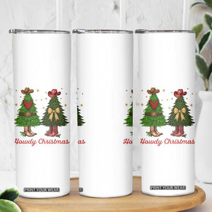 Howdy Christmas Skinny Tumbler Cowboy Western Country Xmas TS14 Print Your Wear