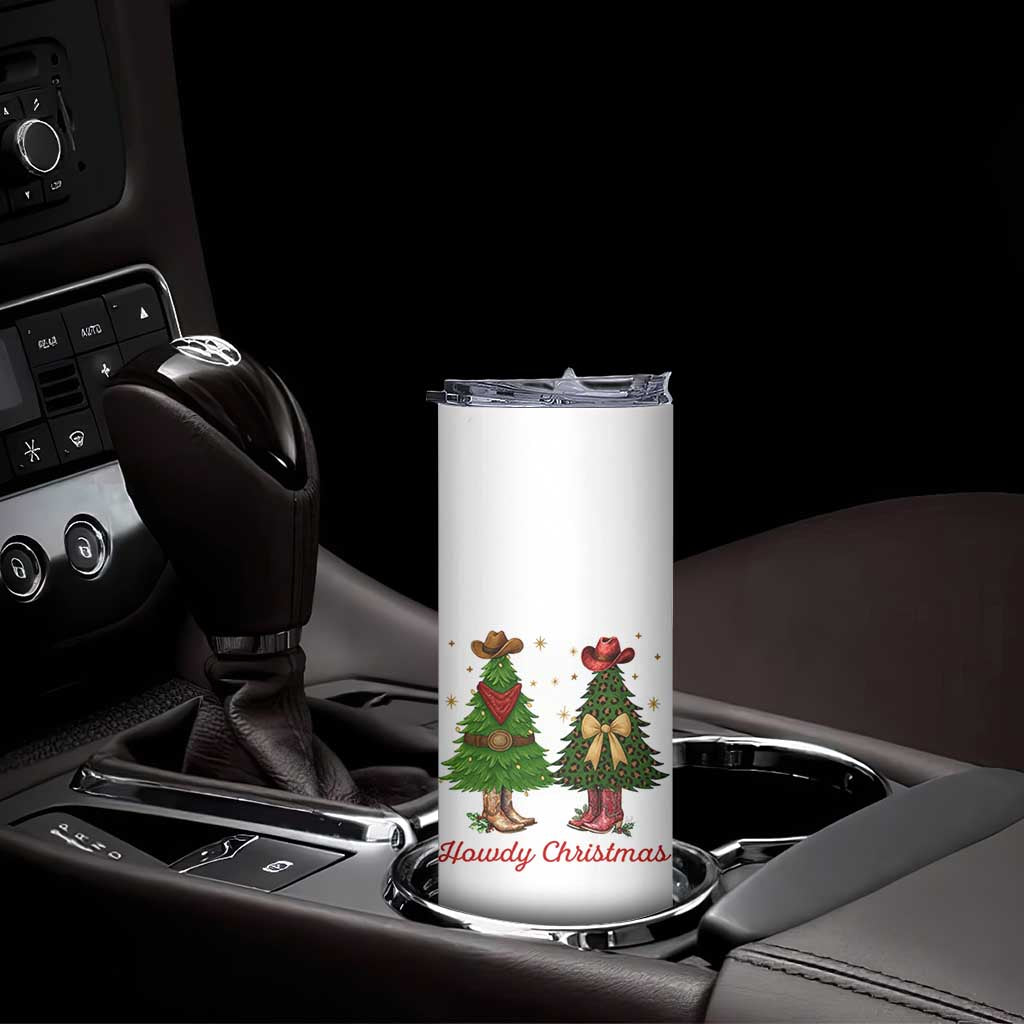 Howdy Christmas Skinny Tumbler Cowboy Western Country Xmas TS14 Print Your Wear