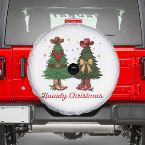 Howdy Christmas Spare Tire Cover Cowboy Western Country Xmas TS14 White Print Your Wear