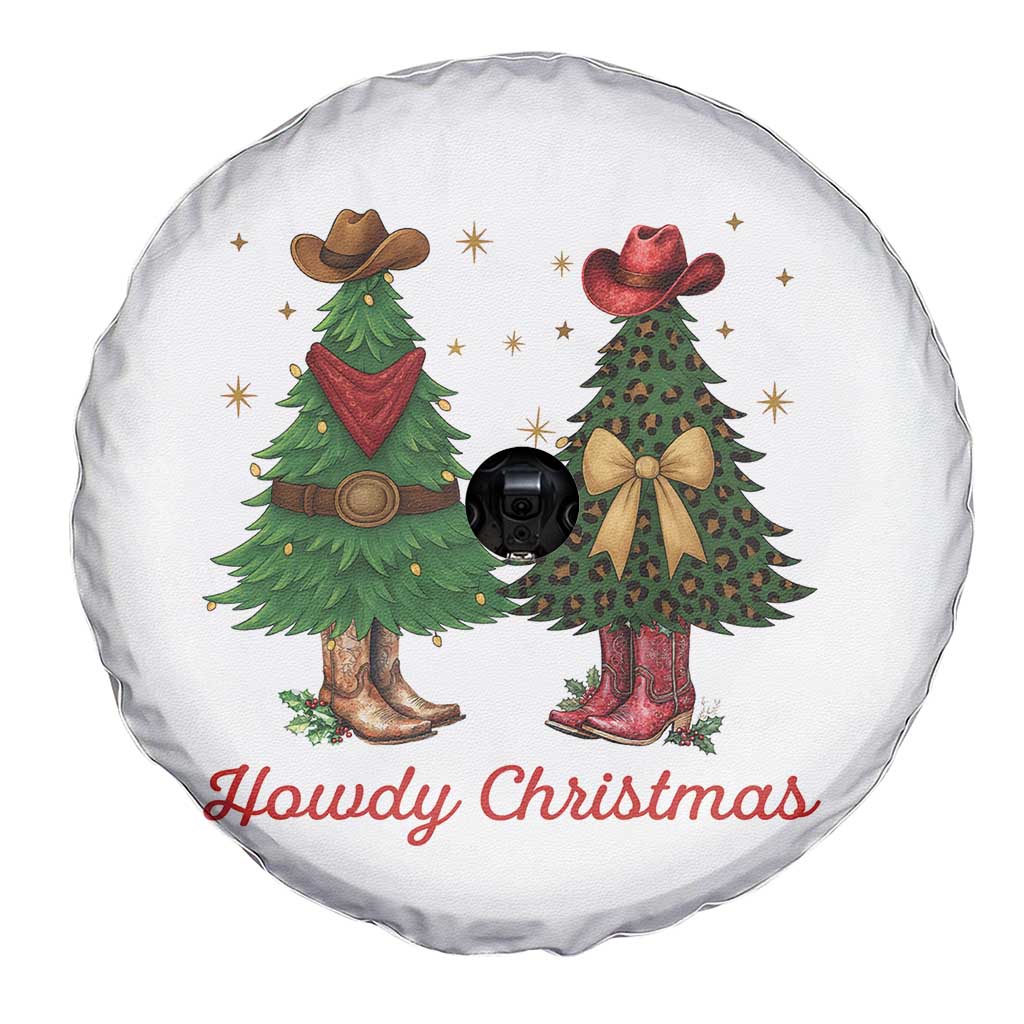 Howdy Christmas Spare Tire Cover Cowboy Western Country Xmas TS14 Print Your Wear