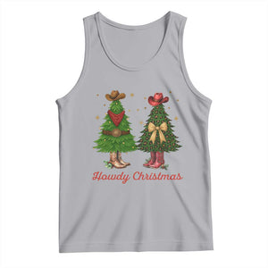 Howdy Christmas Tank Top Cowboy Western Country Xmas TS14 Athletic Heather Print Your Wear