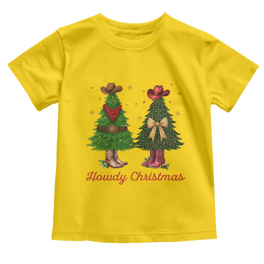 Howdy Christmas Toddler T Shirt Cowboy Western Country Xmas TS14 Daisy Print Your Wear