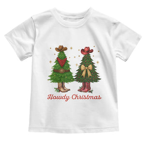 Howdy Christmas Toddler T Shirt Cowboy Western Country Xmas TS14 White Print Your Wear