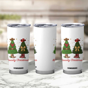 Howdy Christmas Tumbler Cup Cowboy Western Country Xmas TS14 Print Your Wear