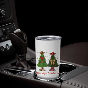Howdy Christmas Tumbler Cup Cowboy Western Country Xmas TS14 Print Your Wear