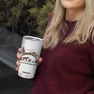 Nativity Scene Christmas Tumbler Cup Cowboy Bible Scripture Verse Western TS14 Print Your Wear