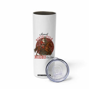 Cowboy Santa Christmas Skinny Tumbler Annual North Pole Rodeo Dec 25th TS14 Print Your Wear
