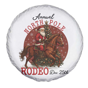 Cowboy Santa Christmas Spare Tire Cover Annual North Pole Rodeo Dec 25th TS14 Print Your Wear