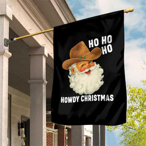Cowboy Santa Christmas Garden Flag Ho Ho Ho Howdy Christmas TS14 Print Your Wear