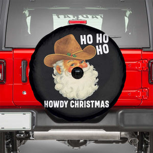 Cowboy Santa Christmas Spare Tire Cover Ho Ho Ho Howdy Christmas TS14 Black Print Your Wear