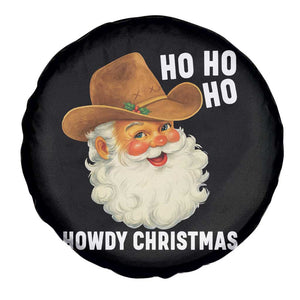 Cowboy Santa Christmas Spare Tire Cover Ho Ho Ho Howdy Christmas TS14 Print Your Wear