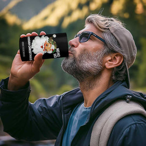 Camo Santa Christmas 4 in 1 Can Cooler Tumbler Ho Ho Ho Hooah Christmas TS14 Print Your Wear