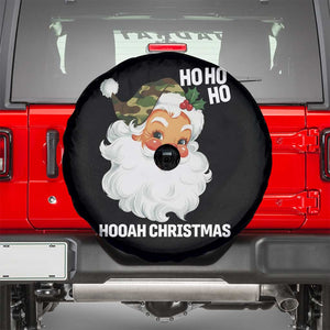Camo Santa Christmas Spare Tire Cover Ho Ho Ho Hooah Christmas TS14 Black Print Your Wear