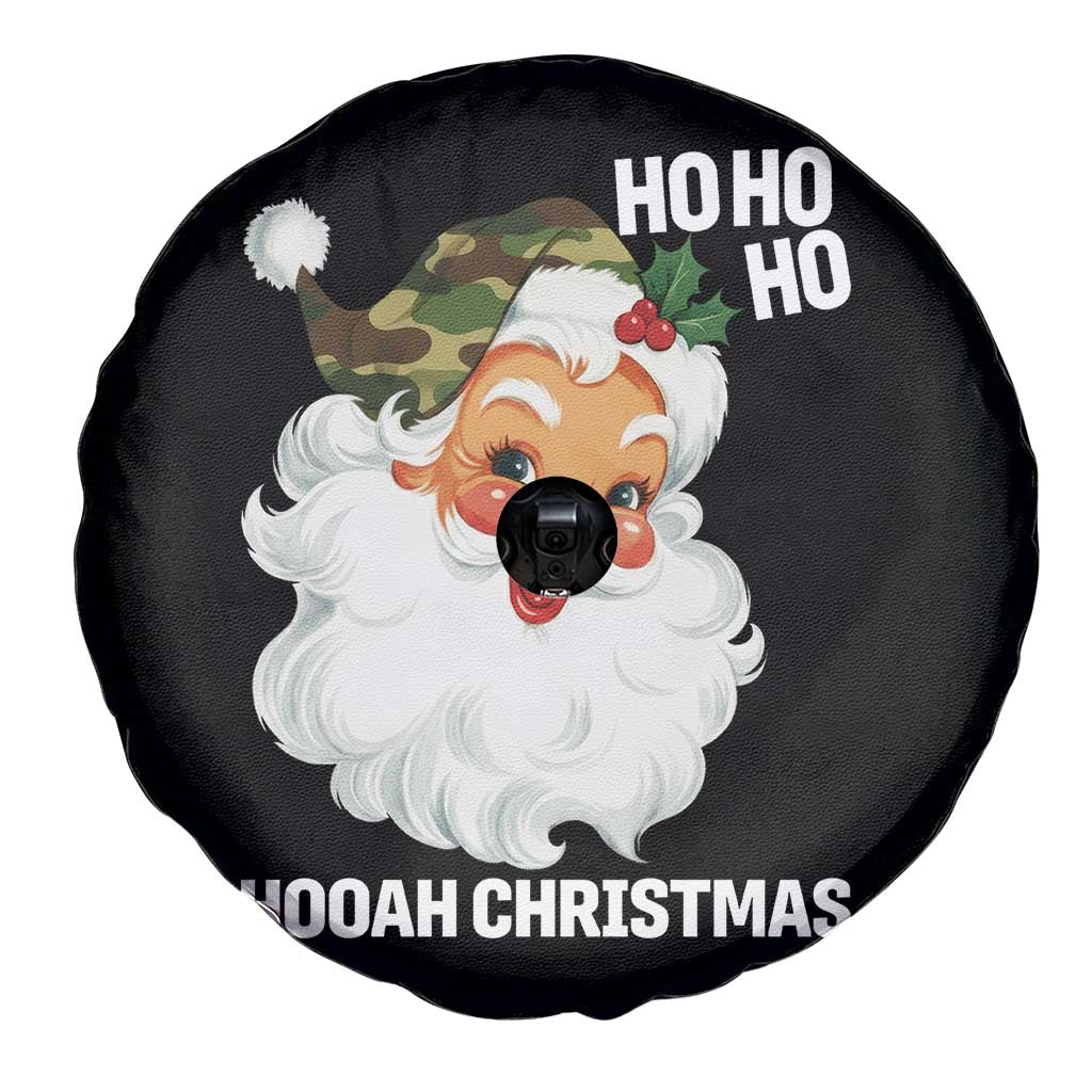 Camo Santa Christmas Spare Tire Cover Ho Ho Ho Hooah Christmas TS14 Print Your Wear