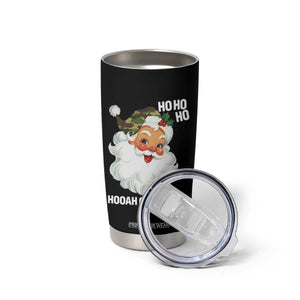 Camo Santa Christmas Tumbler Cup Ho Ho Ho Hooah Christmas TS14 Print Your Wear