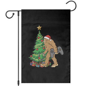 Bigfoot Gamer Christmas Garden Flag Funny Sasquatch Gaming Xmas TS14 Black Print Your Wear
