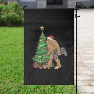 Bigfoot Gamer Christmas Garden Flag Funny Sasquatch Gaming Xmas TS14 Print Your Wear
