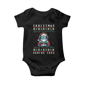 Santa Claus Gamer Baby Onesie Christmas Gmaing Crew TS14 Black Print Your Wear