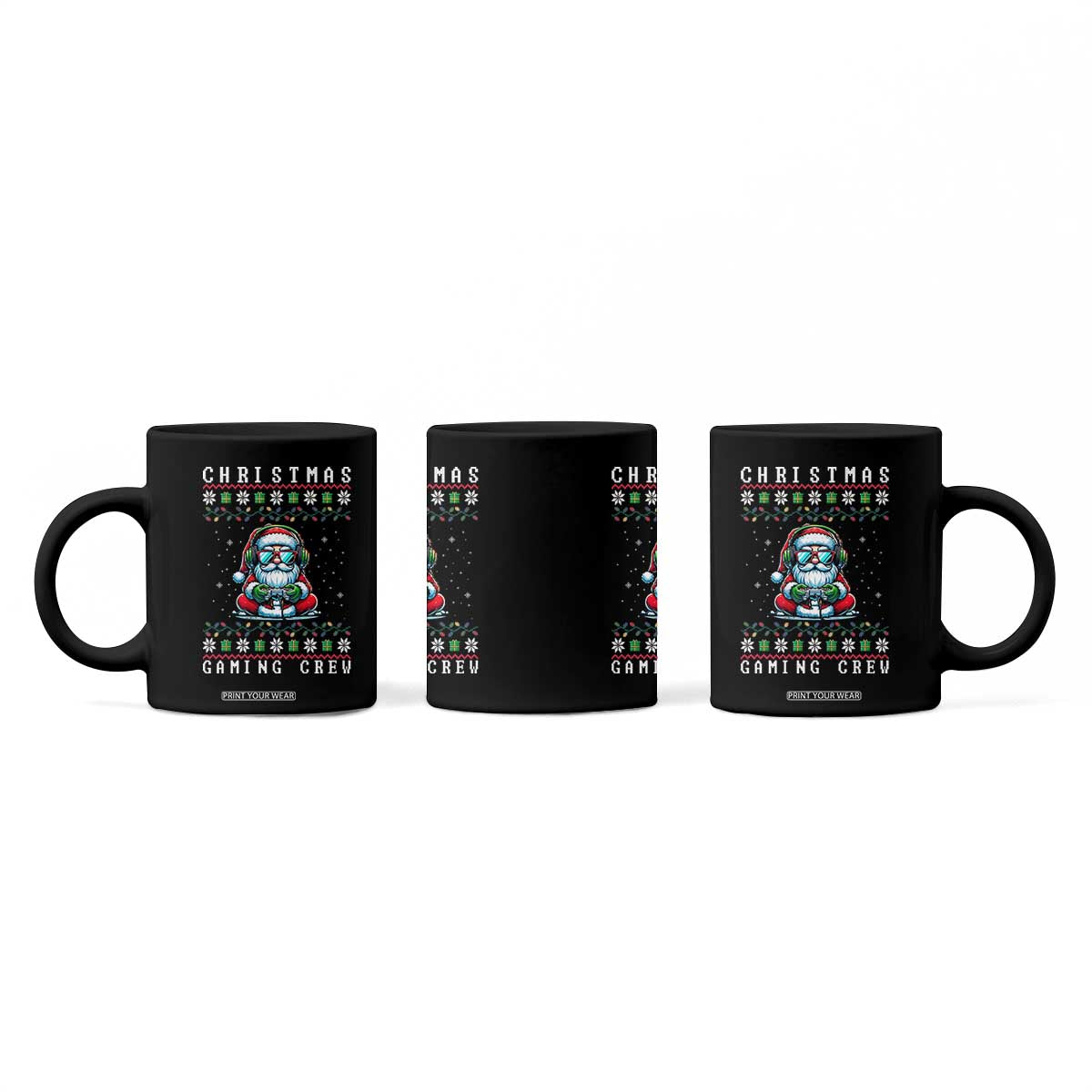 Santa Claus Gamer Coffee Mug Christmas Gmaing Crew TS14 Print Your Wear