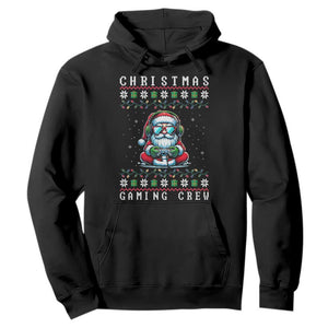 Santa Claus Gamer Hoodie Christmas Gmaing Crew TS14 Black Print Your Wear