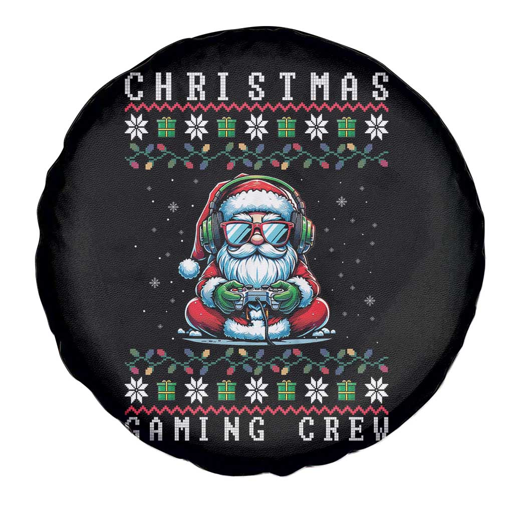 Santa Claus Gamer Spare Tire Cover Christmas Gmaing Crew TS14 Print Your Wear