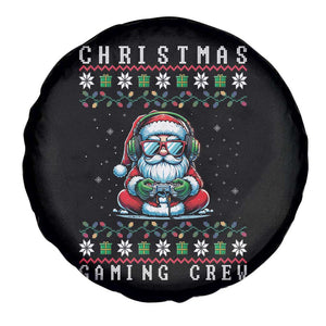 Santa Claus Gamer Spare Tire Cover Christmas Gmaing Crew TS14 Print Your Wear