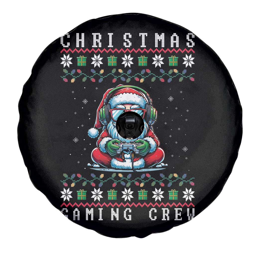 Santa Claus Gamer Spare Tire Cover Christmas Gmaing Crew TS14 Print Your Wear