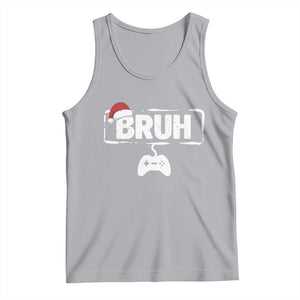 Funny Gaming Christmas Tank Top Gamer Bruh Video Game TS14 Athletic Heather Print Your Wear