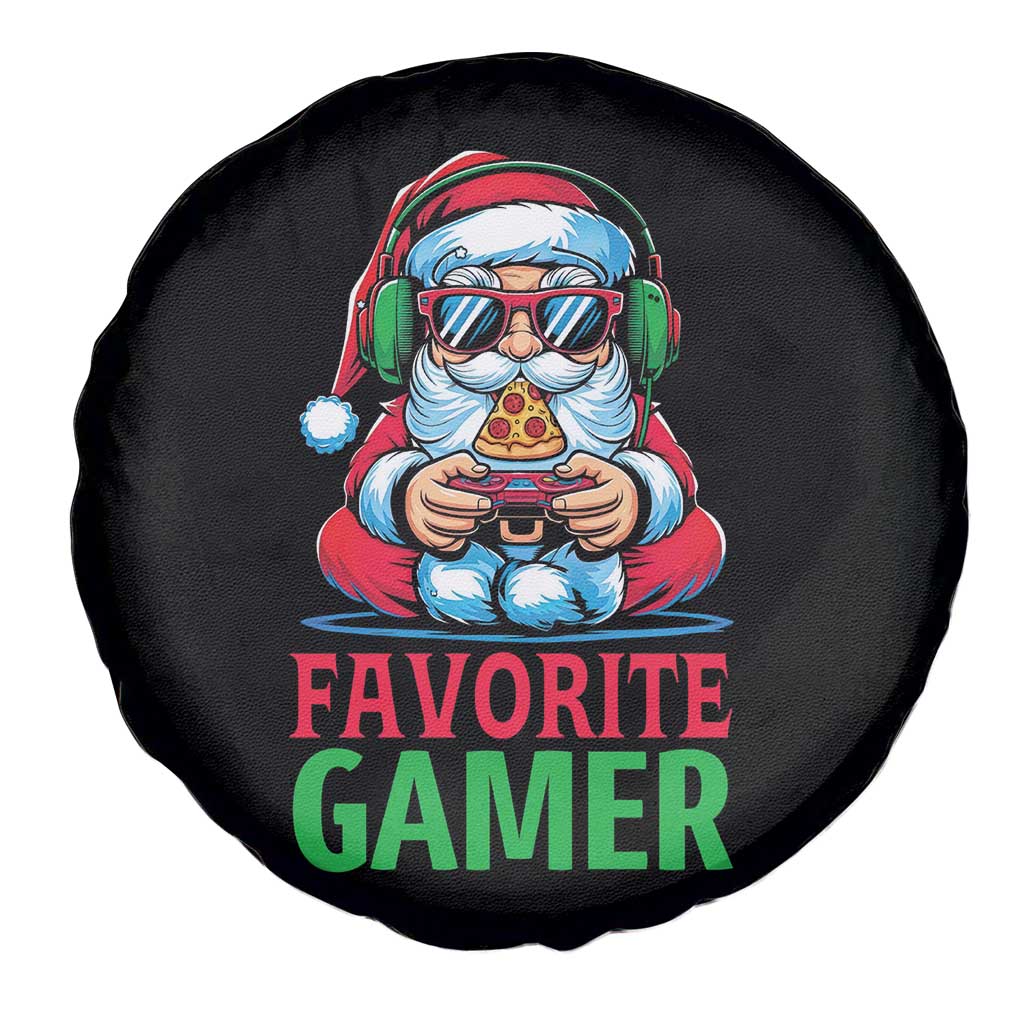 Funny Santa Gamer Christmas Spare Tire Cover TS14 Print Your Wear