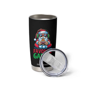Funny Santa Gamer Christmas Tumbler Cup TS14 Print Your Wear
