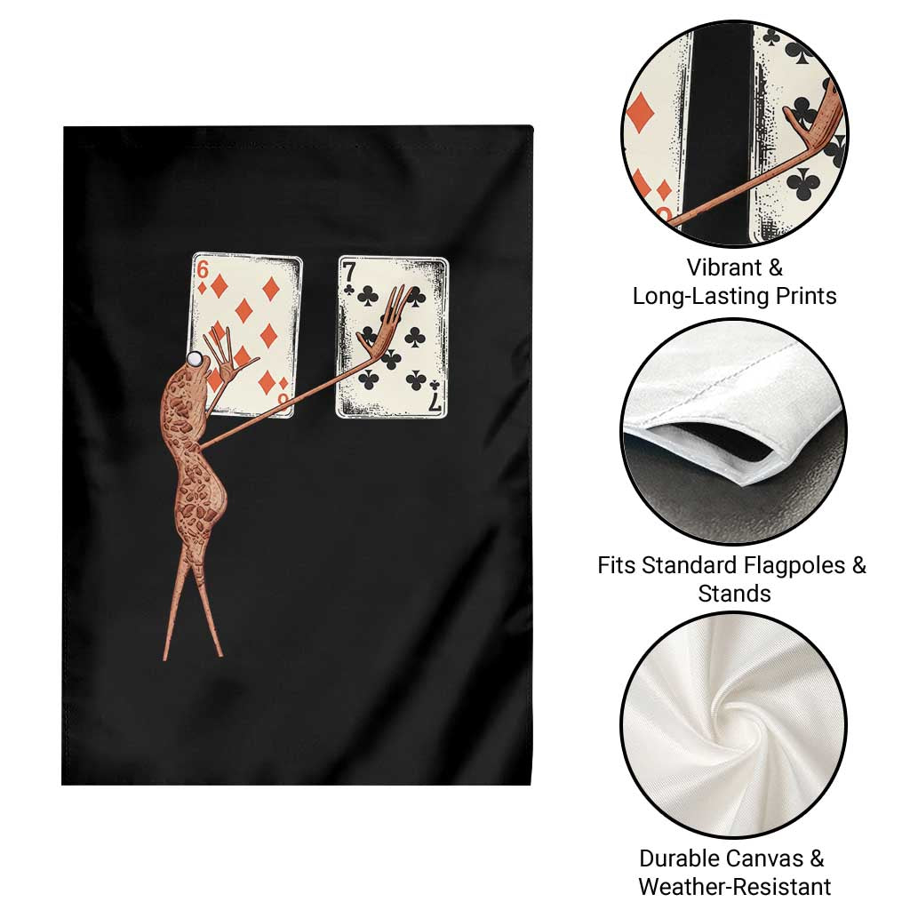 67 Marcus The Worm Poker Game Garden Flag Funny Six Seven Meme Playing Cards TS14 Print Your Wear