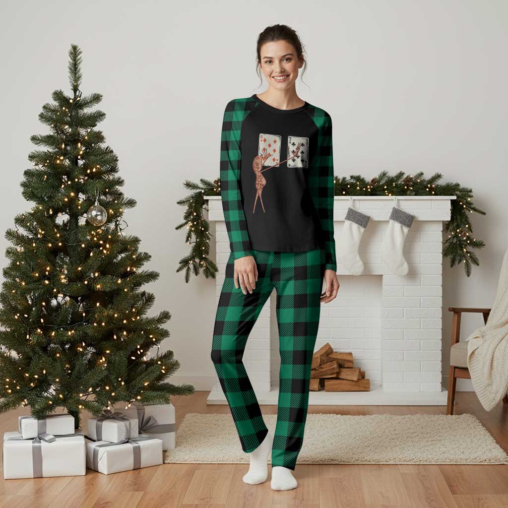 67 Marcus The Worm Poker Game Plaid Pajama Set Funny Six Seven Meme Playing Cards - Print Your Wear