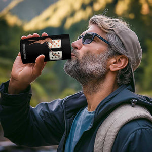 67 Marcus The Worm Poker Game 4 in 1 Can Cooler Tumbler Funny Six Seven Meme Playing Cards TS14 Print Your Wear