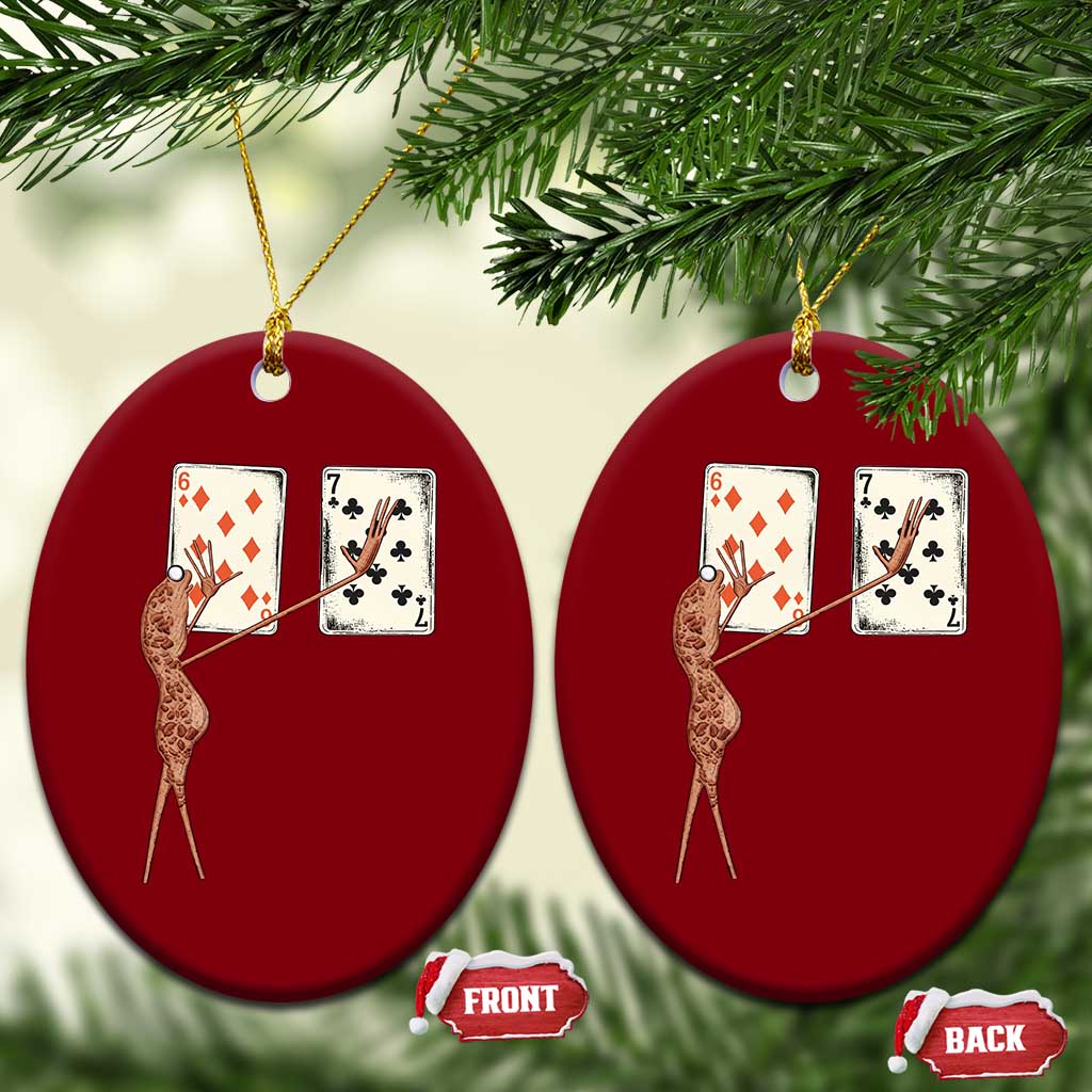 67 Marcus The Worm Poker Game Ceramic Ornament Funny Six Seven Meme Playing Cards TS14 Print Your Wear