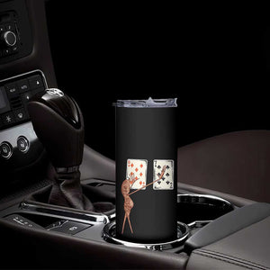 67 Marcus The Worm Poker Game Skinny Tumbler Funny Six Seven Meme Playing Cards TS14 Print Your Wear
