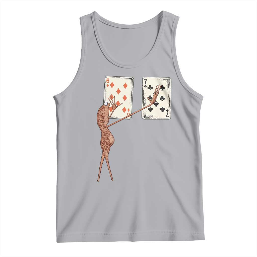 67 Marcus The Worm Poker Game Tank Top Funny Six Seven Meme Playing Cards - Print Your Wear