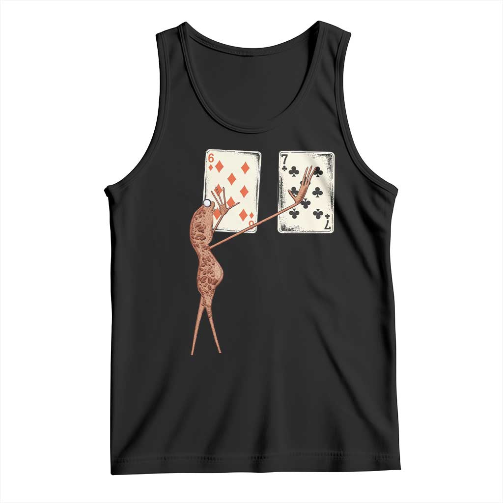 67 Marcus The Worm Poker Game Tank Top Funny Six Seven Meme Playing Cards - Print Your Wear