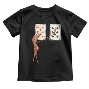 67 Marcus The Worm Poker Game Toddler T Shirt Funny Six Seven Meme Playing Cards TS14 Black Print Your Wear