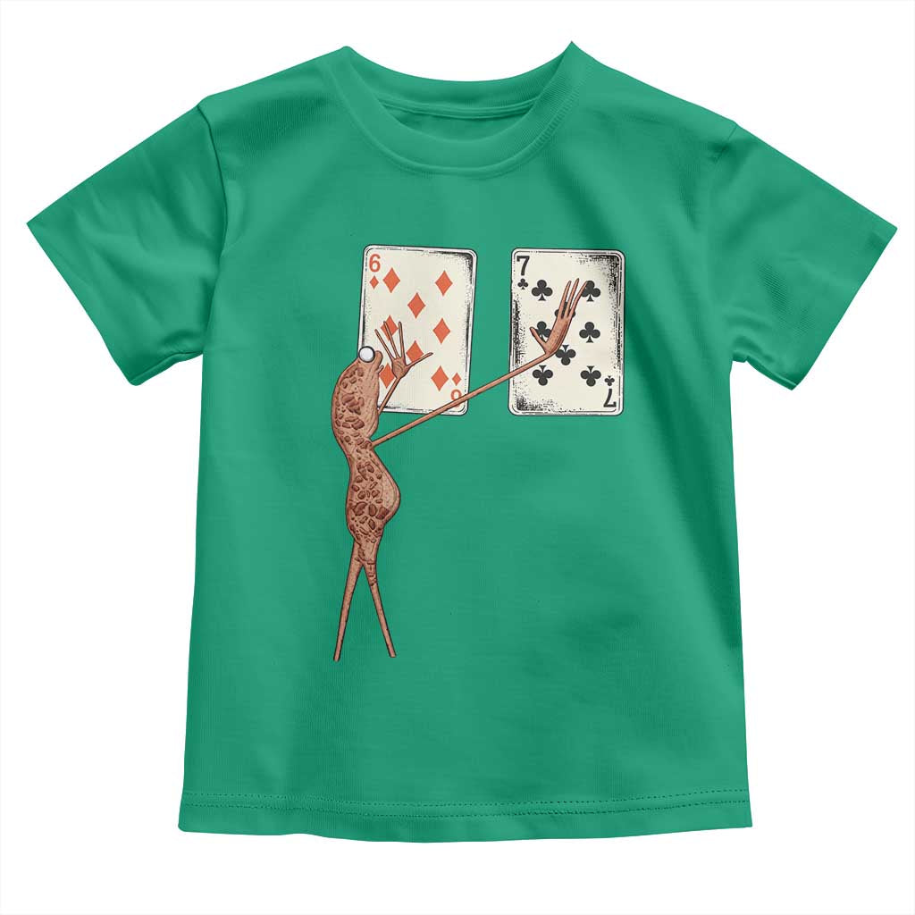 67 Marcus The Worm Poker Game Toddler T Shirt Funny Six Seven Meme Playing Cards TS14 Irish Green Print Your Wear